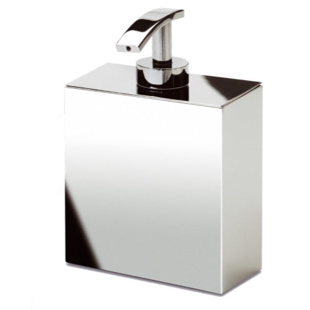Windisch 90101-CR Box Shaped Chrome or Gold Finish Soap Dispenser